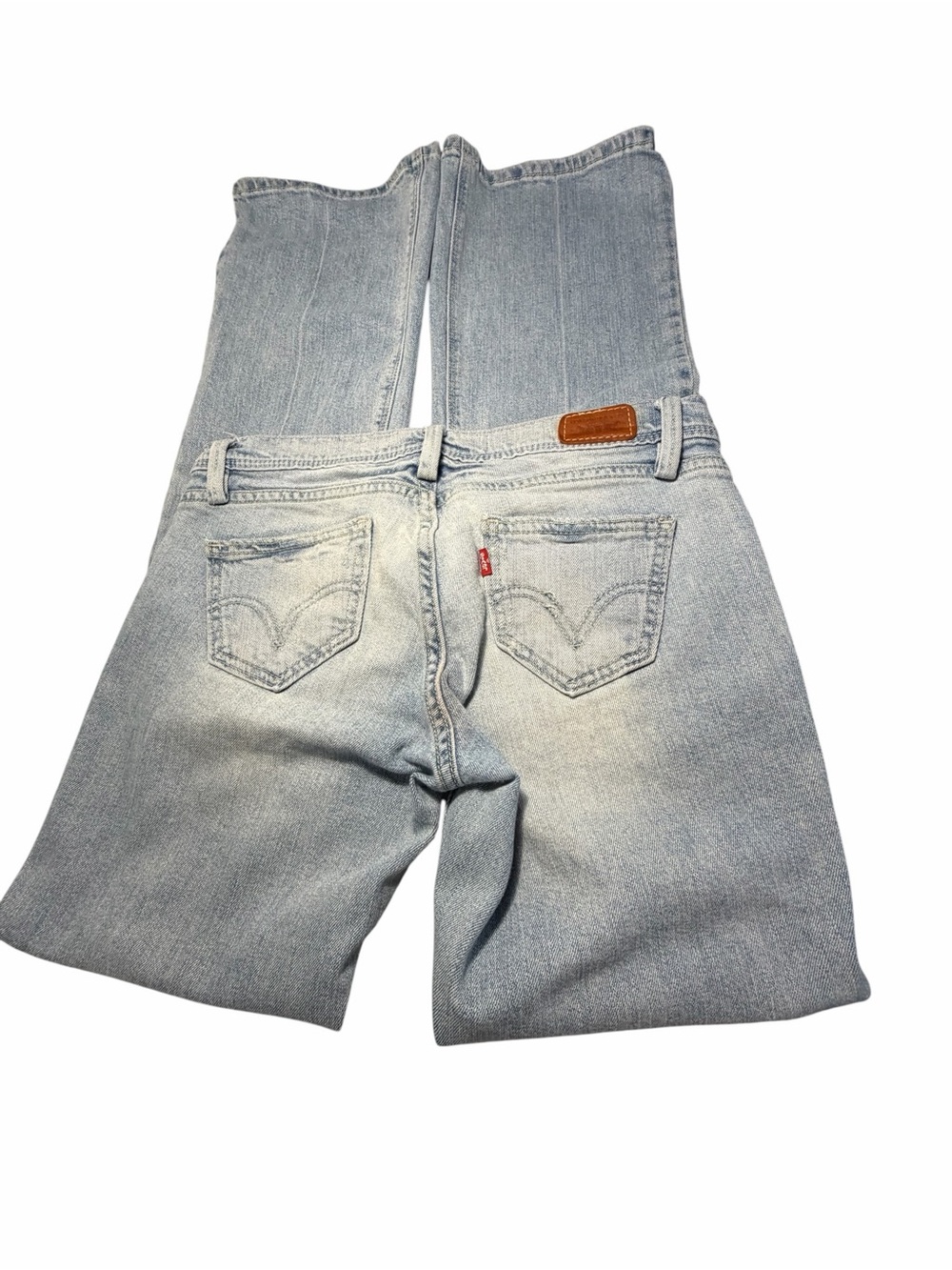 Levis Demi Boot 508 Light Wash Jeans - Classic Straight Fit Sz 27 - Picture 6 of 12